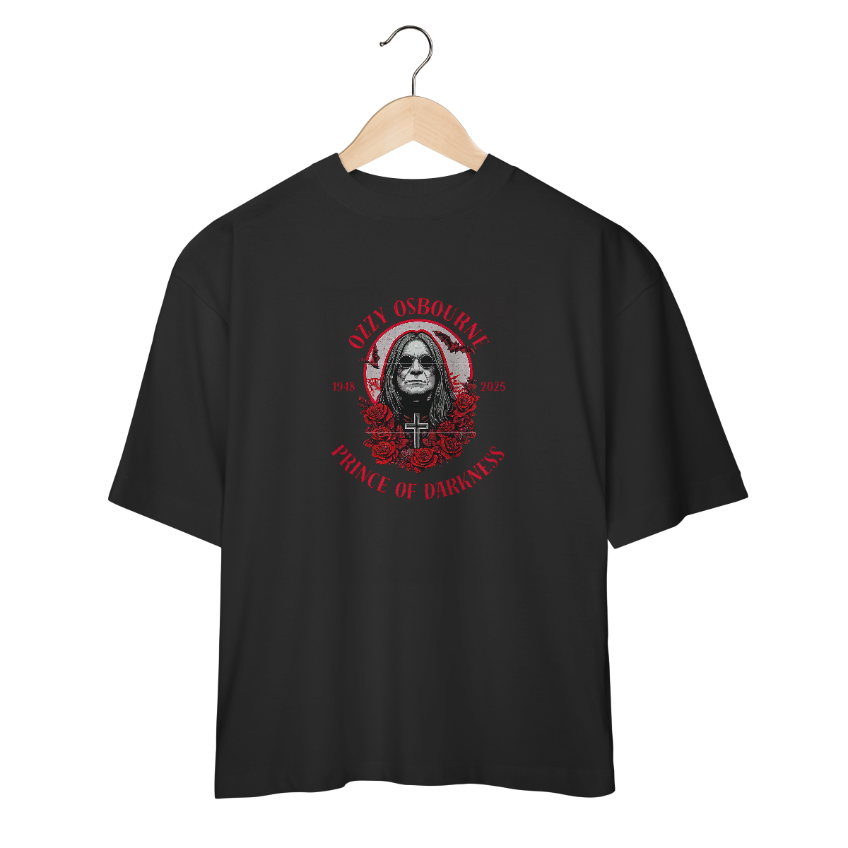 Nome do produto: Camiseta Oversized - Ozzy Osbourne EDIÇÃO ESPECIAL