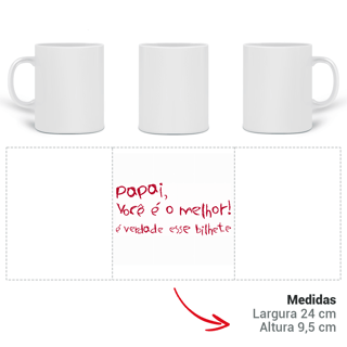 Caneca - bilhete
