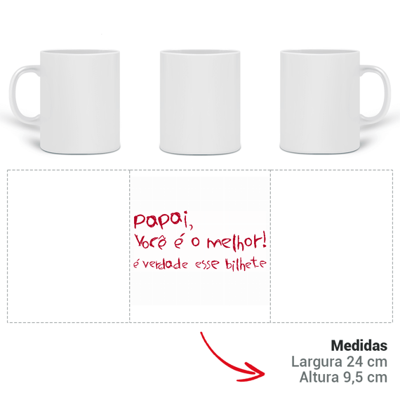 Caneca - bilhete