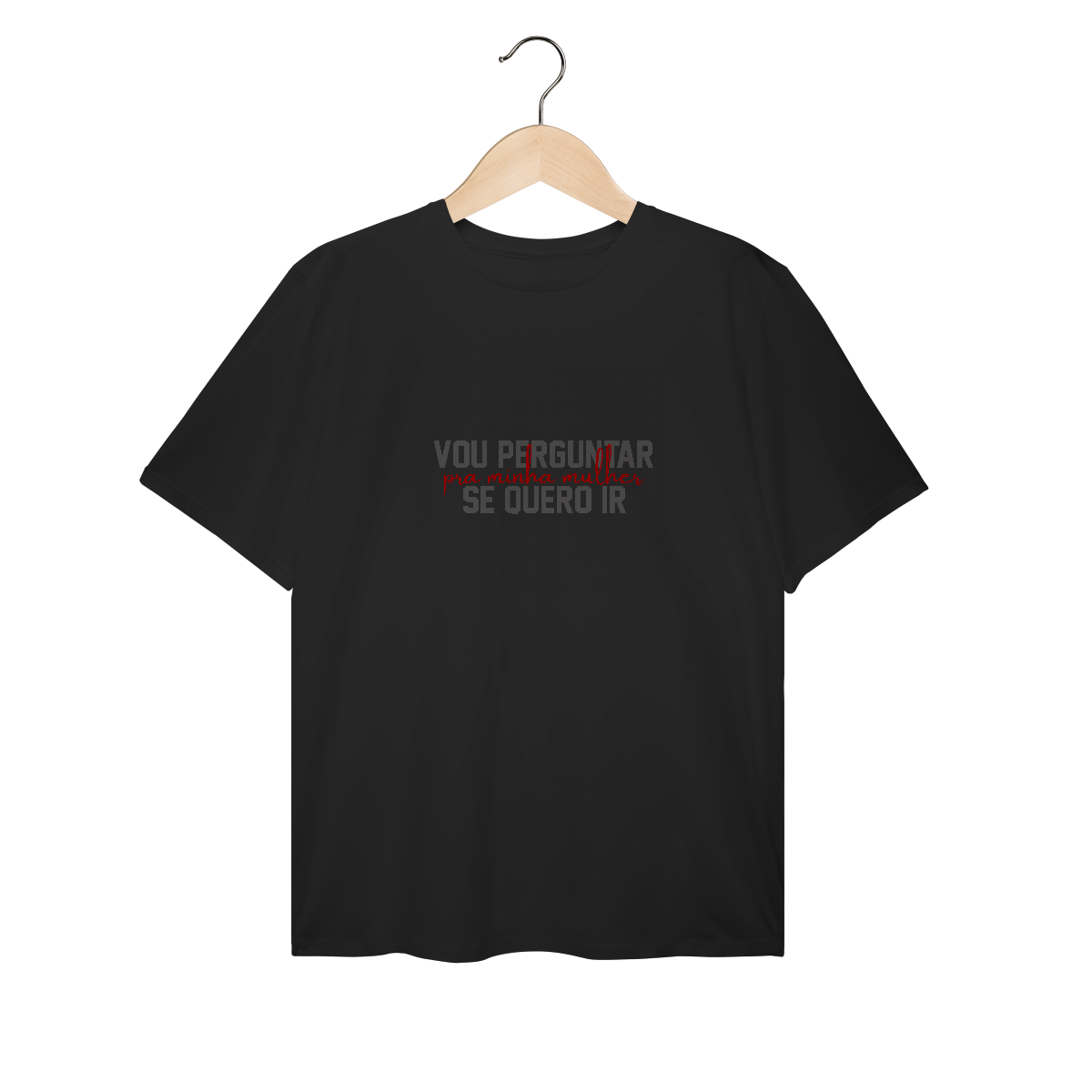 Nome do produto: T-Shirt (Plus Size) - Humor marido