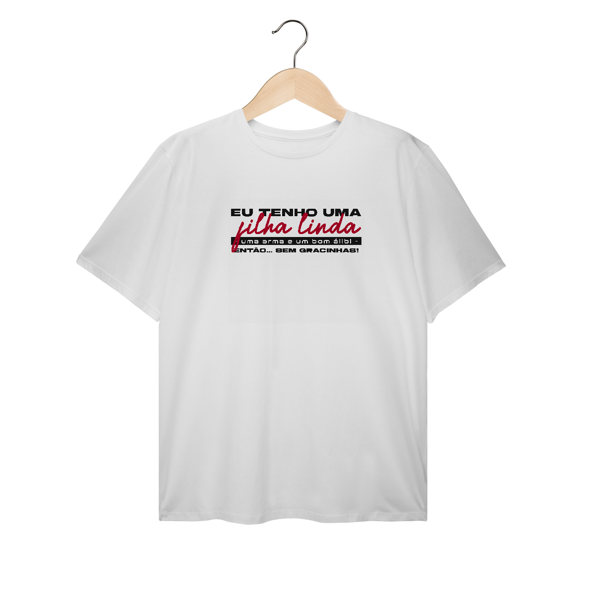 Nome do produto: T-Shirt (Plus Size) - Filha Linda