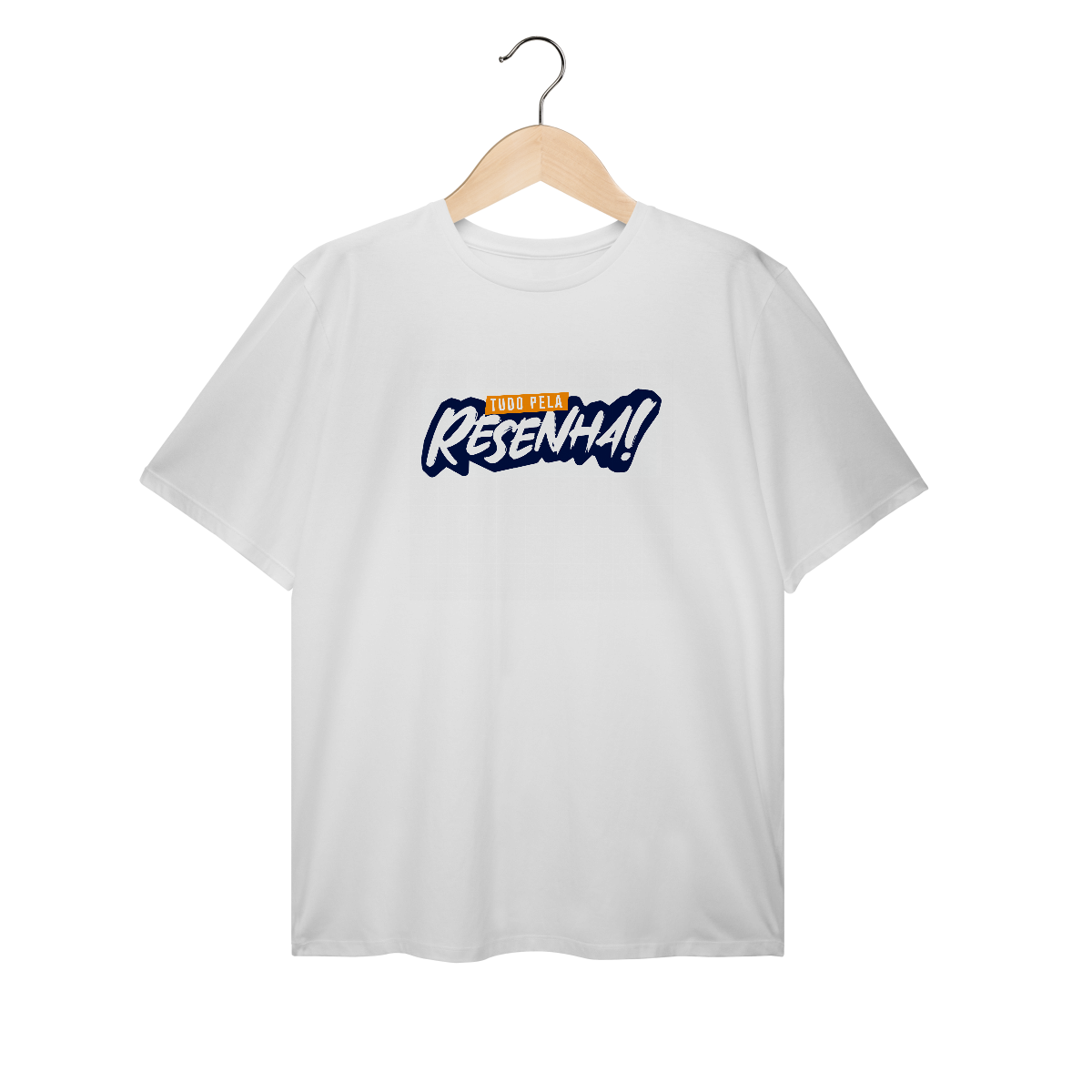 Nome do produto: Tudo pela Resenha - T-Shirt Plus Size
