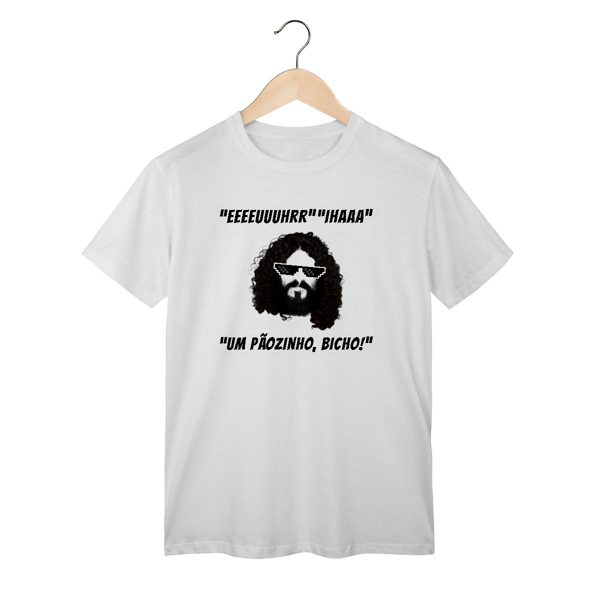 Nome do produto: T-Shirt Classic - Tudo Pela Resenha PÃOZINHO