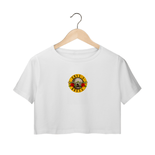 Nome do produto Camisa Cropped - Guns N' Roses
