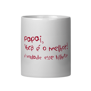 Nome do produto Caneca - bilhete