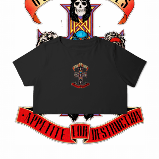Nome do produto Camisa Cropped - Guns N' Roses (AFD)