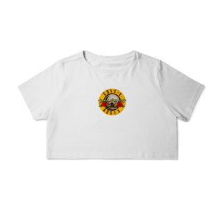 Nome do produto Camisa Cropped - Guns N' Roses