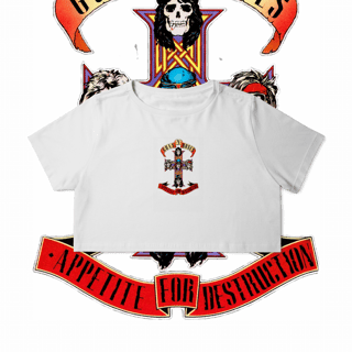 Nome do produto Camisa Cropped - Guns N' Roses (AFD)