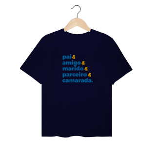 Nome do produto T-Shirt (Plus Size) - Pai & Marido