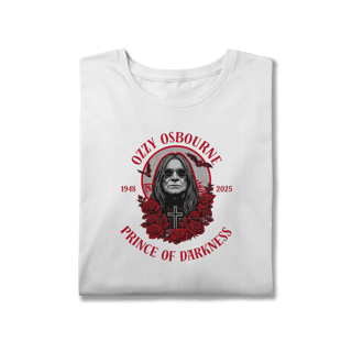 Nome do produto T-Shirt (Plus Size) - Ozzy Osbourne EDIÇÃO ESPECIAL