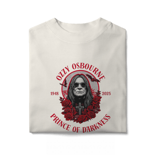 Nome do produto Camiseta Oversized - Ozzy Osbourne EDIÇÃO ESPECIAL