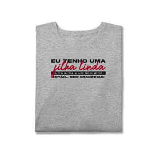 Nome do produto T-Shirt (Plus Size) - Filha Linda