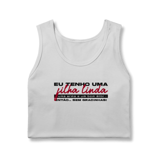 Nome do produto Regata Masculina - Filha Linda