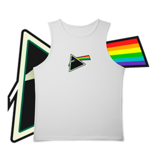Nome do produto Regata Masculina Dry Fit - Pink Floyd 4