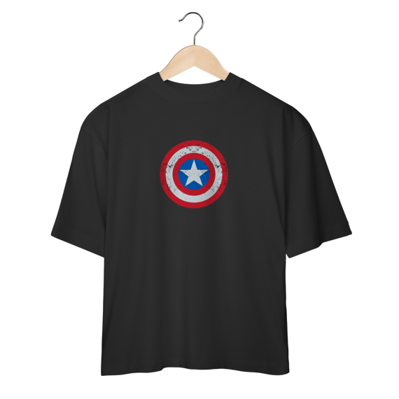Camiseta Oversized - Capitão América 2