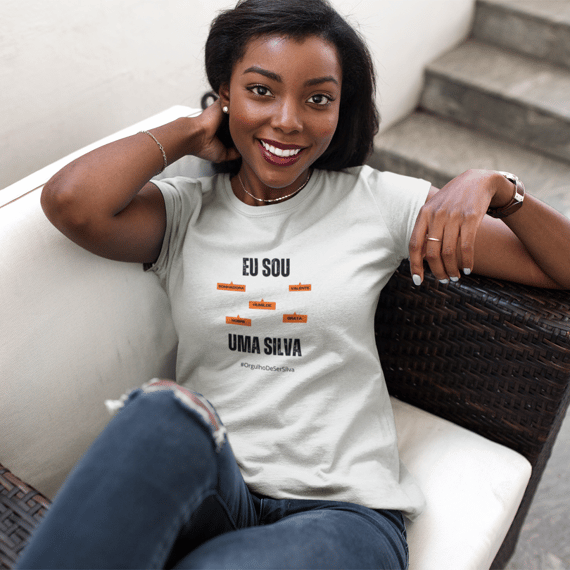 Baby Long Feminina Eu Sou Uma Silva – Nome Que Representa (Quality Adulto)
