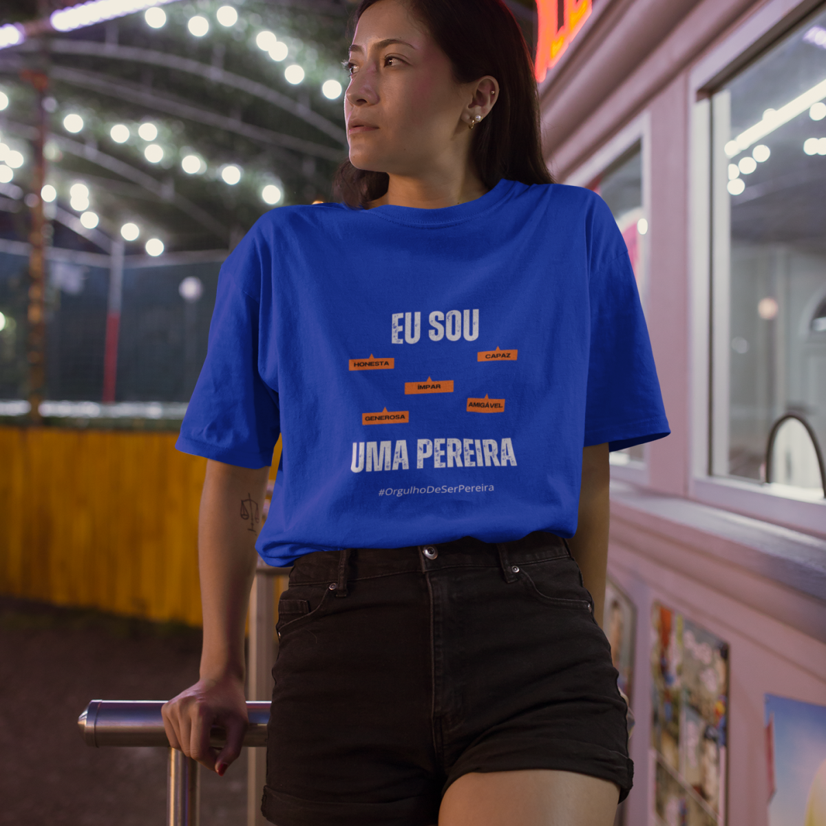 Nome do produto: Camiseta Feminina Eu Sou Uma Pereira – Nome Que Representa (Quality Adulto)