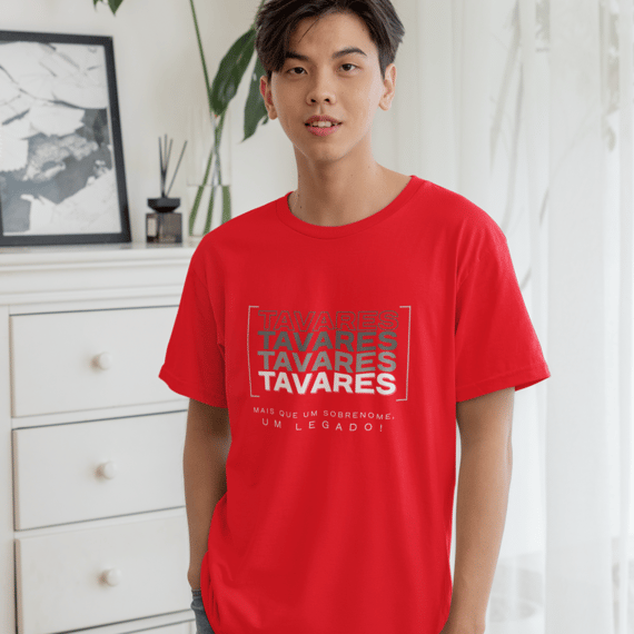 Camiseta Unissex Infanto-Juvenil “Tavares, Mais que um Sobrenome, um Legado!” – Vista o Legado (Malha Quality)