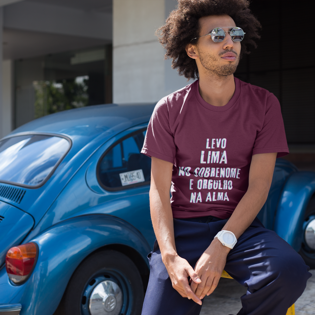 Camiseta Unissex Lima no Nome, Orgulho na Alma (Malha Quality)