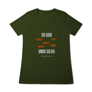 Nome do produto Baby Long Feminina Eu Sou Uma Silva – Nome Que Representa (Quality Adulto)