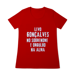 Nome do produto Baby Long Gonçalves no Nome, Orgulho na Alma (Malha Quality)