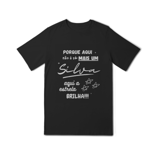 Nome do produto Camiseta Masculina Silva Infanto-juvenil – Sua Estrela Brilha Aqui (Quality Infantil - 10 a 14 anos)
