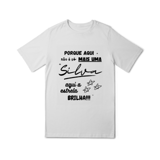 Nome do produto Camiseta Feminina Silva Infanto-juvenil – Sua Estrela Brilha Aqui (Quality Infantil - 10 a 14 anos)