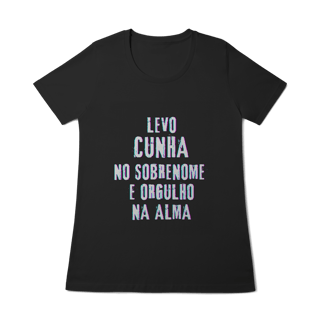 Nome do produto Baby Long Cunha no Nome, Orgulho na Alma (Malha Quality)