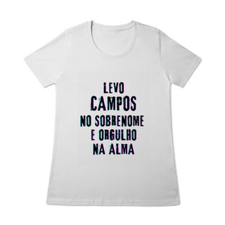 Nome do produto Baby Long Campos no Nome, Orgulho na Alma (Malha Quality)
