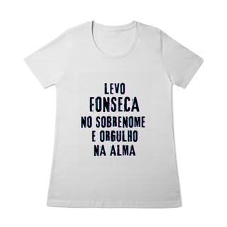 Nome do produto Baby Long Fonseca no Nome, Orgulho na Alma (Malha Quality)