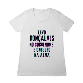 Nome do produto Baby Long Gonçalves no Nome, Orgulho na Alma (Malha Quality)