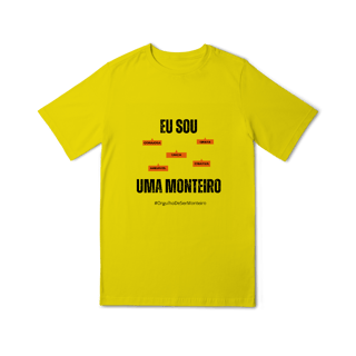 Nome do produto Camiseta Feminina Infanto-Juvenil Eu Sou uma Monteiro – Nome Que Representa (Quality Infantil - 10 a 14anos)
