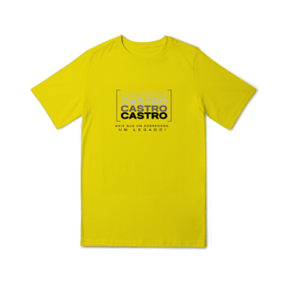 Nome do produto Camiseta Unissex Infanto-Juvenil “Castro, Mais que um Sobrenome, um Legado!” – Vista o Legado (Malha Quality)