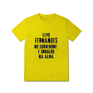 Nome do produto Camiseta Unissex Fernandes no Nome, Orgulho na Alma (Malha Quality)