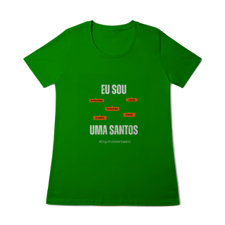Nome do produto Baby Long Feminina Eu Sou Uma Santos – Nome Que Representa (Quality Adulto)