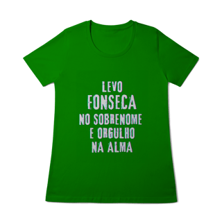 Nome do produto Baby Long Fonseca no Nome, Orgulho na Alma (Malha Quality)