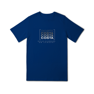 Nome do produto Camiseta Unissex Infanto-Juvenil “Costa, Mais que um Sobrenome, um Legado!” – Vista o Legado (Malha Quality)
