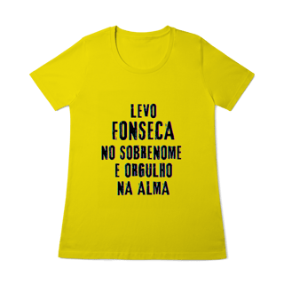 Nome do produto Baby Long Fonseca no Nome, Orgulho na Alma (Malha Quality)