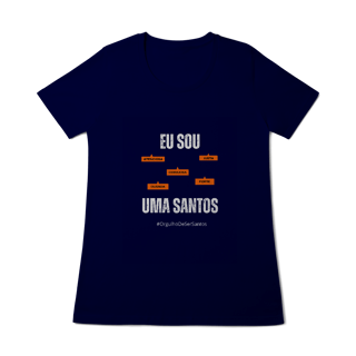 Nome do produto Baby Long Feminina Eu Sou Uma Santos – Nome Que Representa (Quality Adulto)