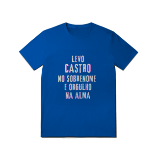 Nome do produto Camiseta Unissex Castro no Nome, Orgulho na Alma (Malha Quality)