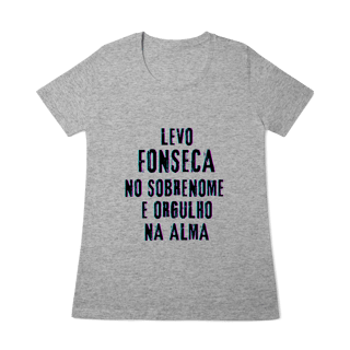 Nome do produto Baby Long Fonseca no Nome, Orgulho na Alma (Malha Quality)