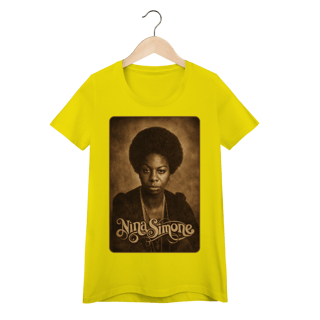 Nome do produto Nina Simone 01 - Camiseta Baby Look