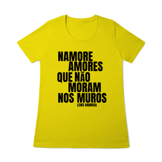 Nome do produto Namore Amores - Camiseta Baby Look