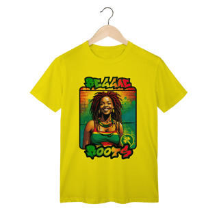 Nome do produto Reggae Roots - Camiseta Malha Cardada