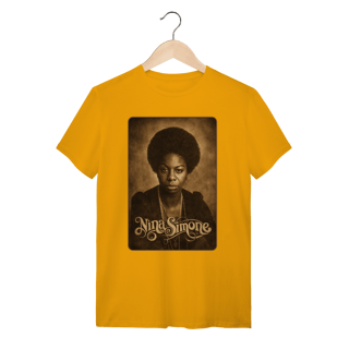 Nome do produto Nina Simone 01  - Camiseta Clássica