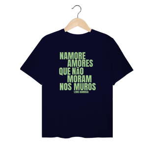 Nome do produto Namore Amores - Camiseta Plus Size