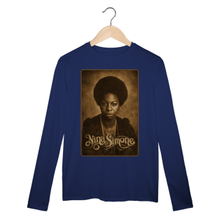 Nome do produto Nina Simone 01 - Camiseta Manga Longa Sport Dry UV