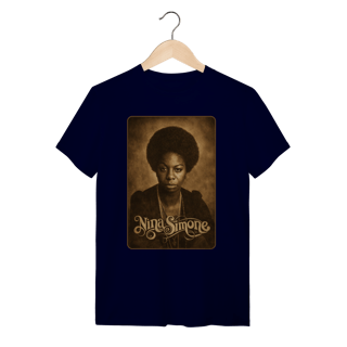 Nome do produto Nina Simone 01  - Camiseta Clássica