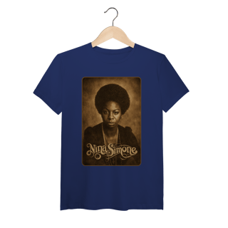 Nome do produto Nina Simone 01 - Camiseta de Algodão Peruano