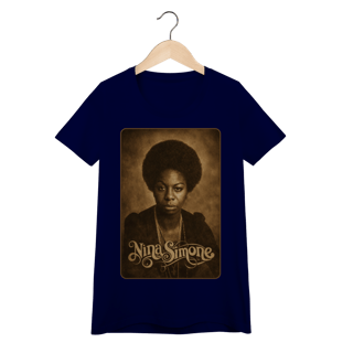 Nome do produto Nina Simone 01 - Camiseta Baby Look
